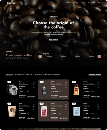 Coffee Shopify Theme