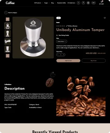 Coffee Shopify Theme