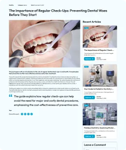 Cosmetic Dentistry Shopify Theme