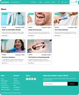DentalCare Shopify Theme