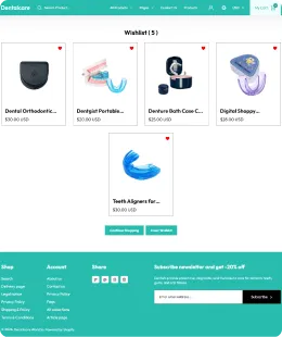 DentalCare Shopify Theme