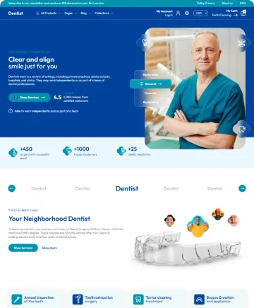 Dentist Shopify Theme