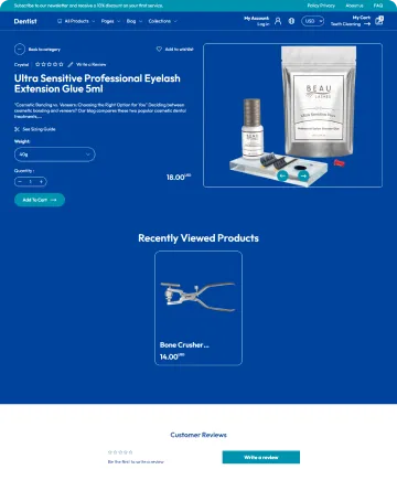 Dentist Shopify Theme