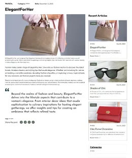 Elegant For Her Shopify Theme