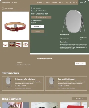 Elegant For Her Shopify Theme