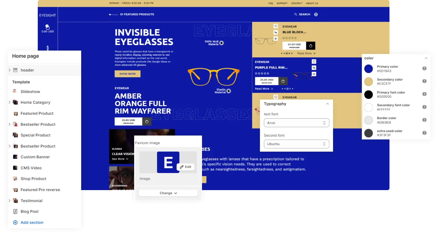 Eyesight Shopify Theme - WorkDo