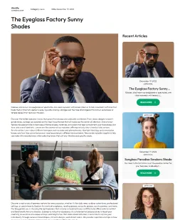 Eyewear Shopify Theme