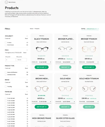 Eyewear Shopify Theme