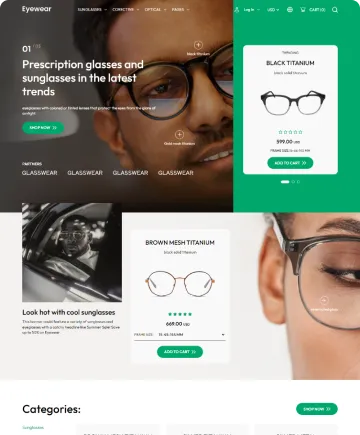 Eyewear Shopify Theme