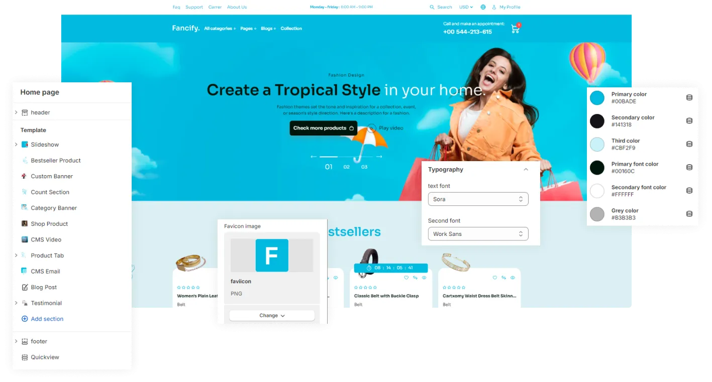 Fancify Shopify Theme - WorkDo