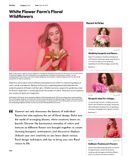 Floweret Shopify Theme