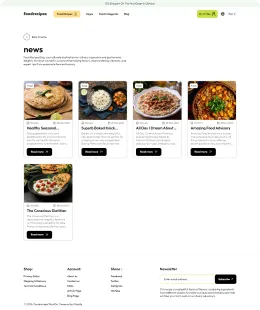 Food Recipes Shopify Theme