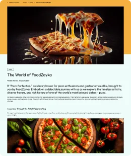 Foodzayka Shopify Theme