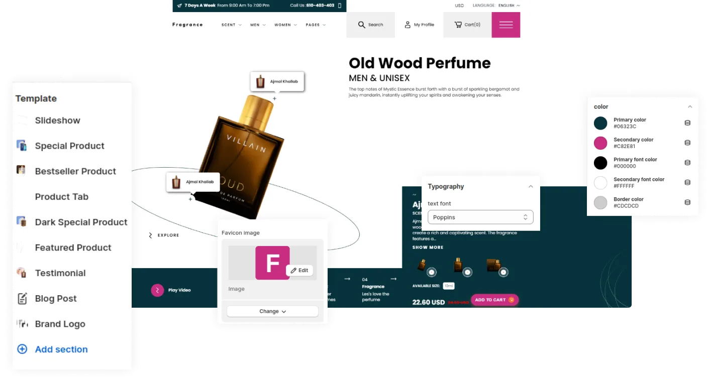 Fragrance Shopify Theme - WorkDo