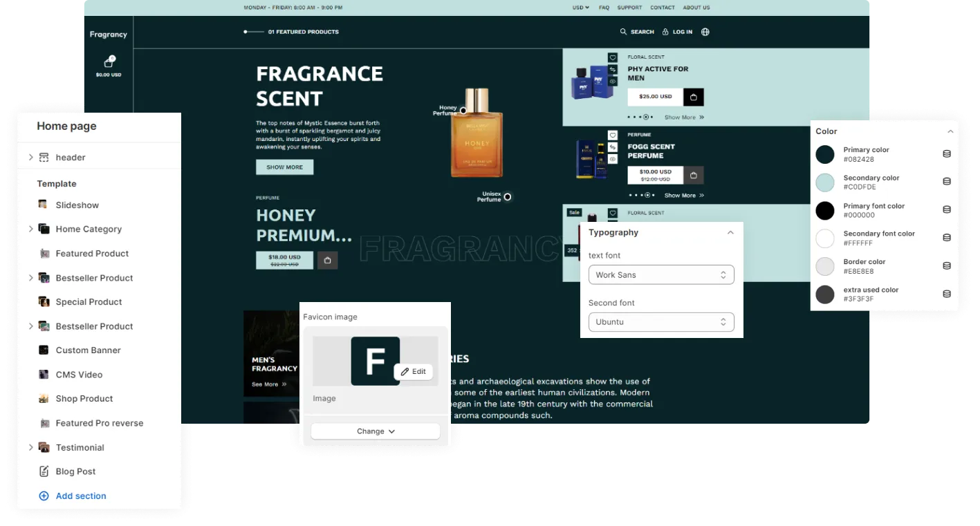 Fragrancy Shopify Theme - WorkDo