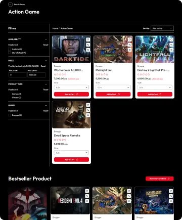Game Shopify Theme