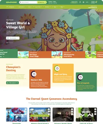 Gameness Shopify Theme