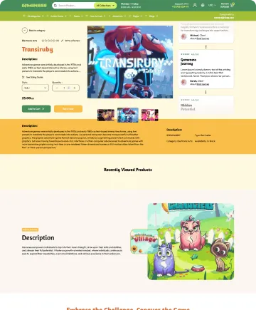 Gameness Shopify Theme