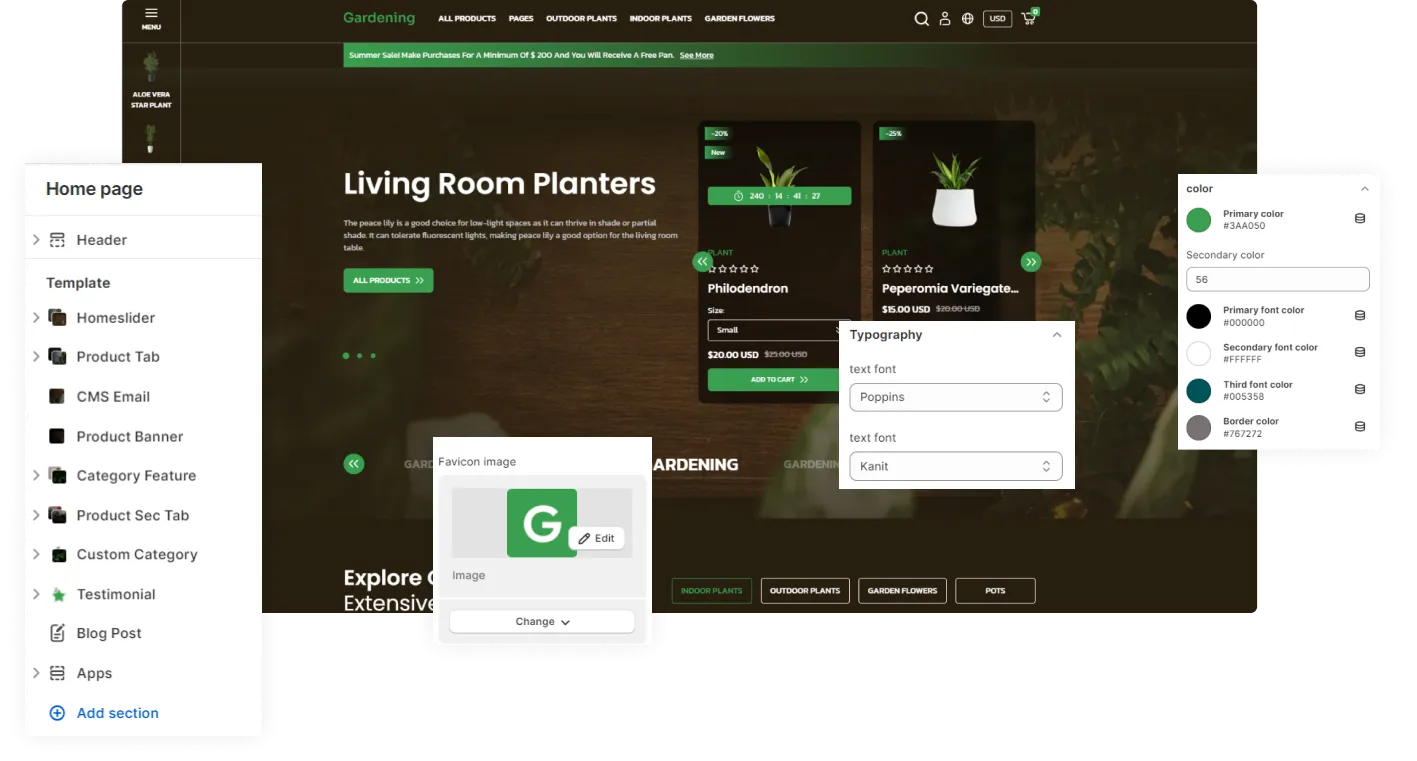 Gardening Shopify Theme - WorkDo