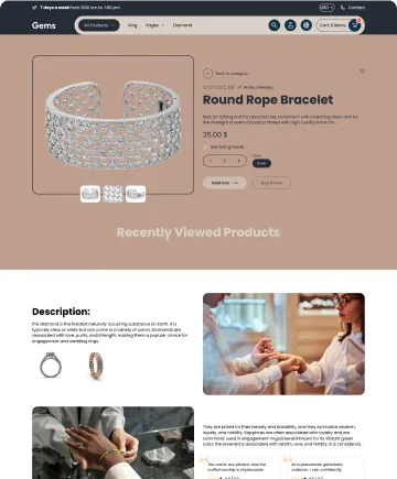 Gems Shopify Theme
