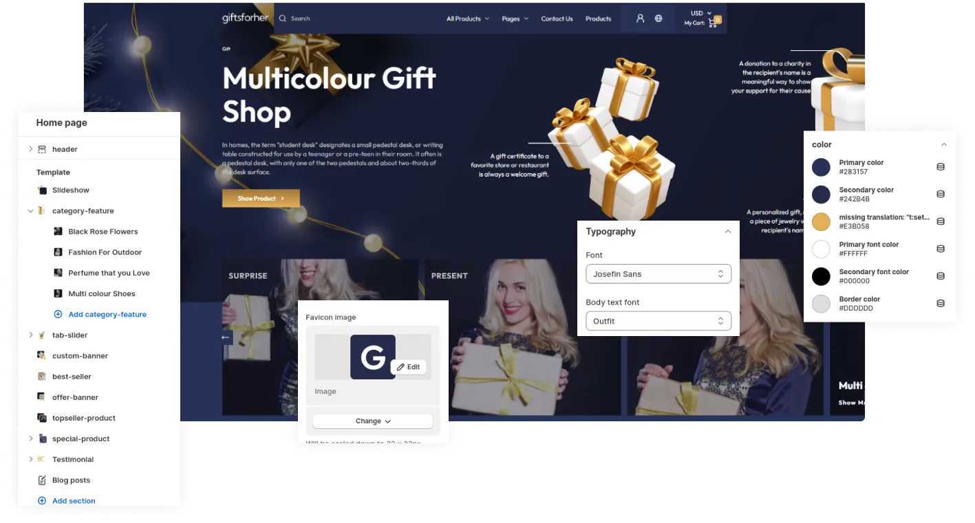 Gifts For Her Shopify Theme - WorkDo