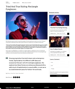 Glasses Shopify Theme