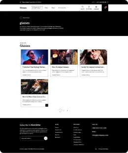 Glasses Shopify Theme