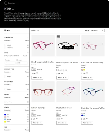Glasses Shopify Theme