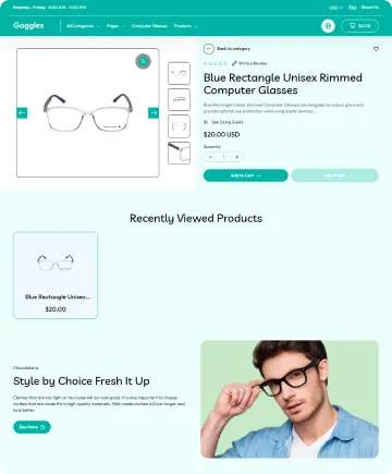 Goggles Shopify Theme