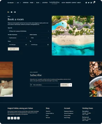 Hotels Holiday Shopify Theme