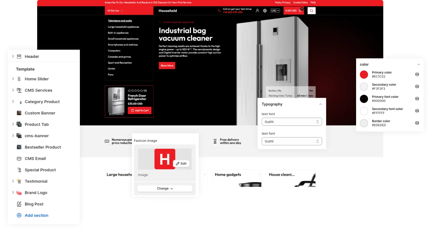 Household Shopify Theme - WorkDo