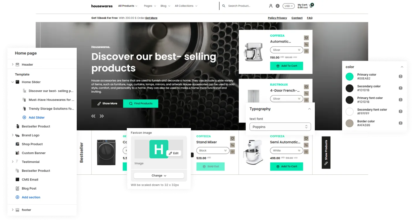 House Wares Shopify Theme - WorkDo