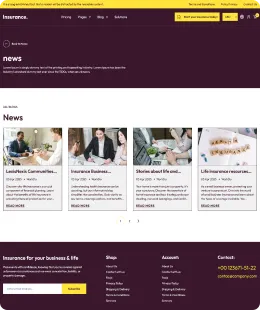 Insurance Shopify Theme