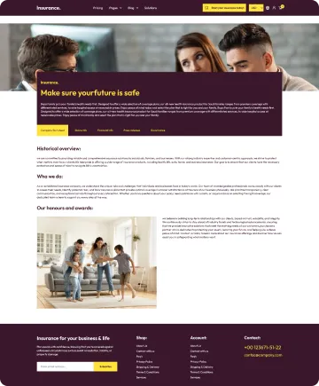 Insurance Shopify Theme