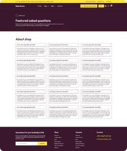 Insurance Shopify Theme