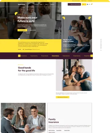 Insurance Shopify Theme