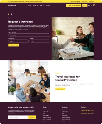 Insurance Shopify Theme