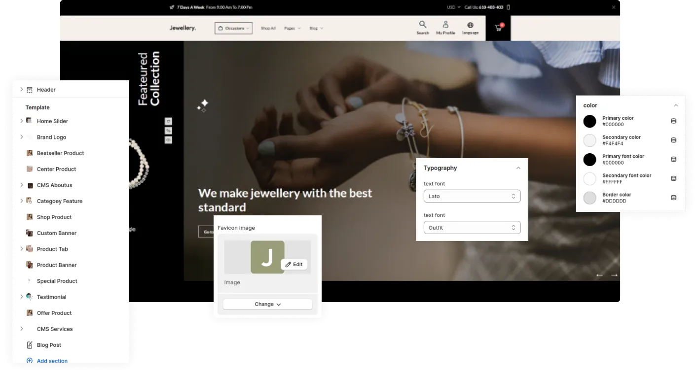 Jewellery Shopify Theme - WorkDo