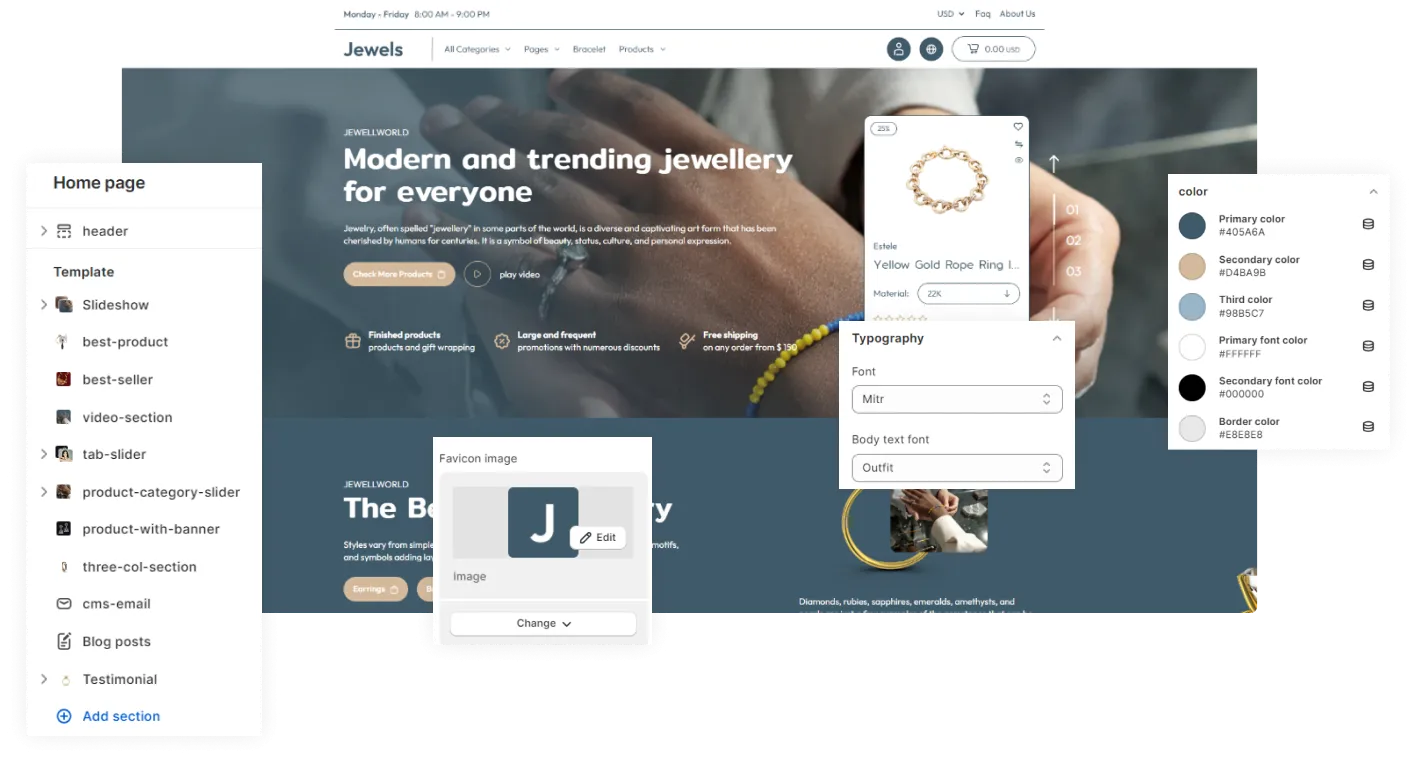 Jewels Shopify Theme - WorkDo
