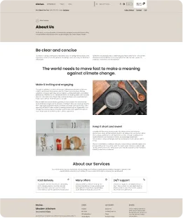 Kitchen Shopify Theme