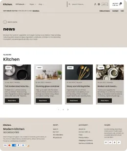 Kitchen Shopify Theme