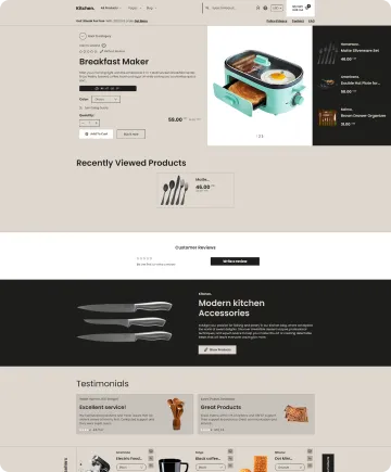 Kitchen Shopify Theme
