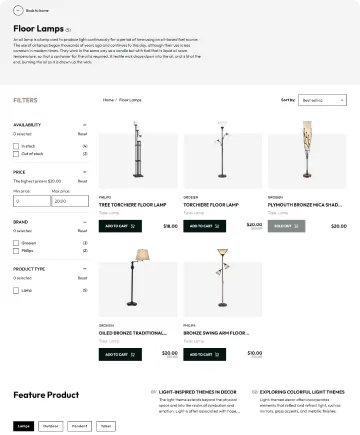 Lamps Shopify Theme