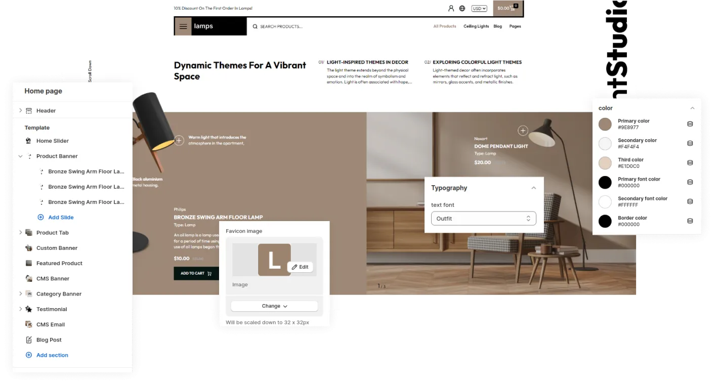 Lamps Shopify Theme - WorkDo