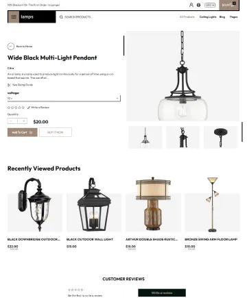 Lamps Shopify Theme