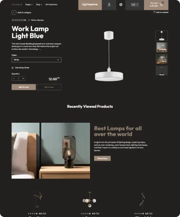 Light Source Shopify Theme