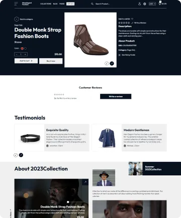 Men Elegant Fashion Shopify Theme