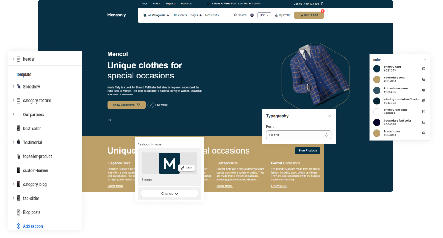 Mens Only Shopify Theme - WorkDo