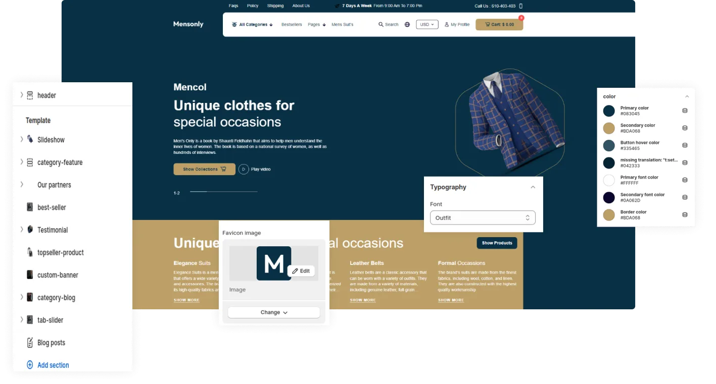Mens Only Shopify Theme - WorkDo
