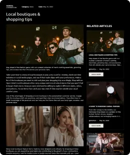 Menswear Shopify Theme